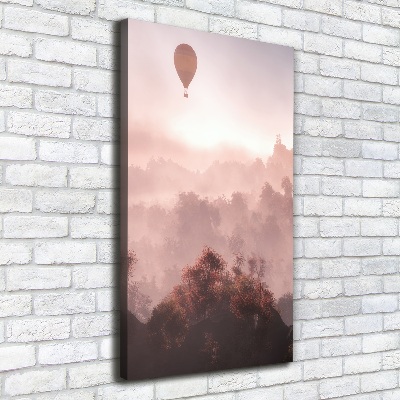 Verticale foto op canvas Vliegende ballonbos