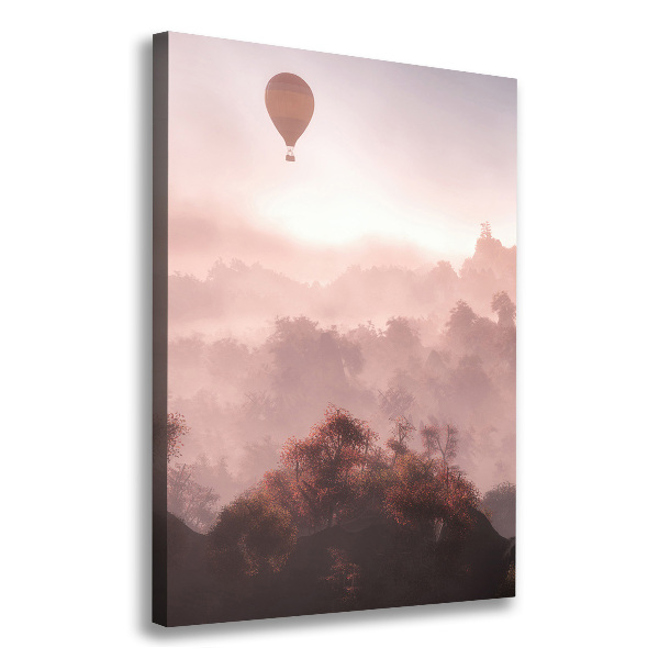 Verticale foto op canvas Vliegende ballonbos