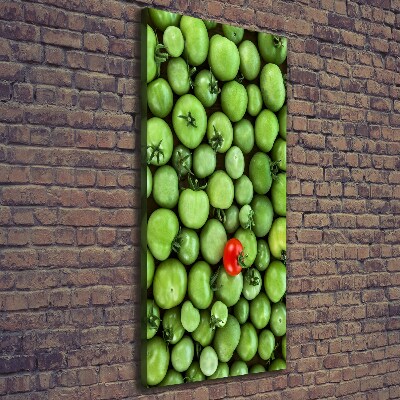 Verticaal canvasschilderij Rode tomaat