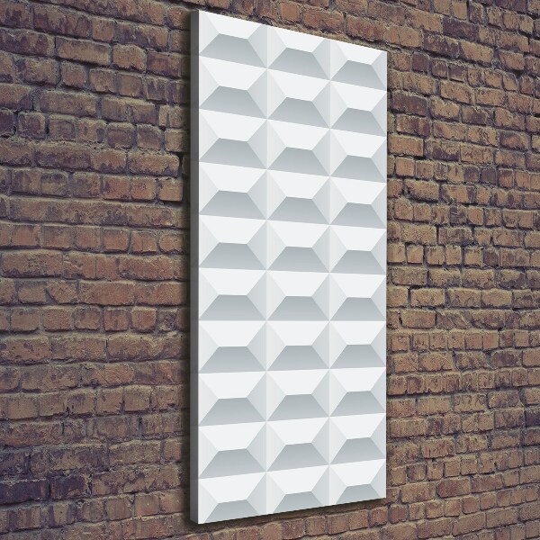 Verticaal schilderij op canvas Geometrische achtergrond