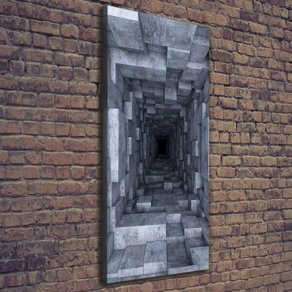 Verticale foto op canvas Tunnel