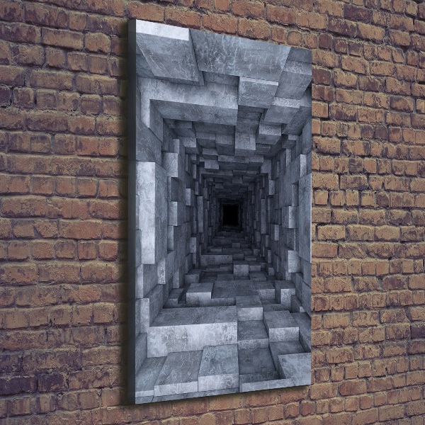Verticale foto op canvas Tunnel