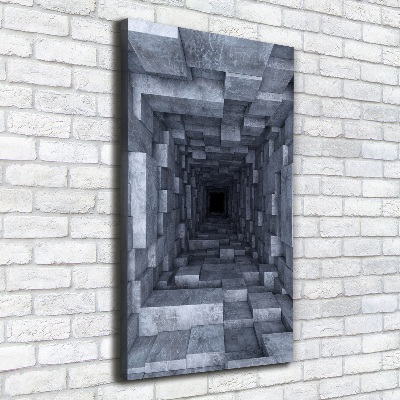 Verticale foto op canvas Tunnel