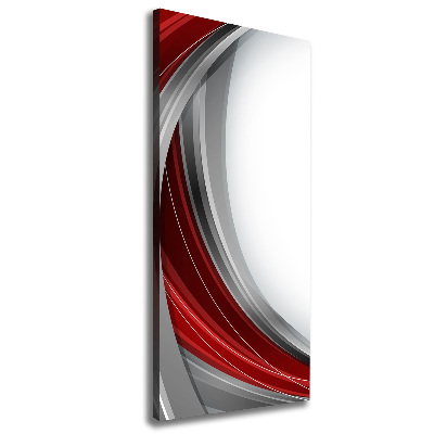 Verticaal canvasschilderij Golven op de achtergrond