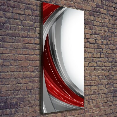 Verticaal canvasschilderij Golven op de achtergrond