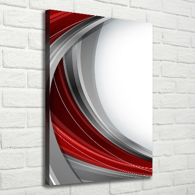 Verticaal canvasschilderij Golven op de achtergrond