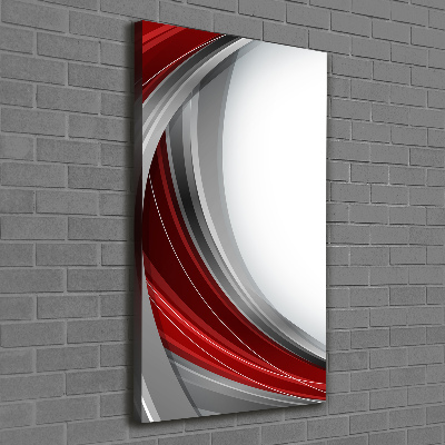 Verticaal canvasschilderij Golven op de achtergrond