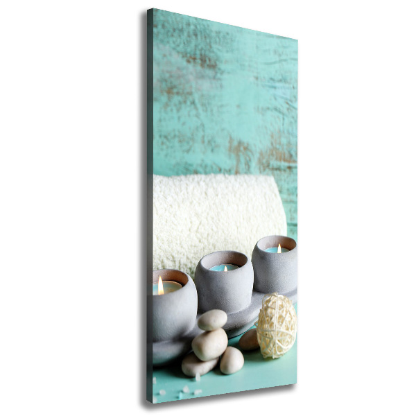 Verticale canvasfoto Kaarsen