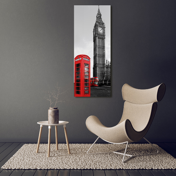 Verticale canvasfoto Big Ben Londen