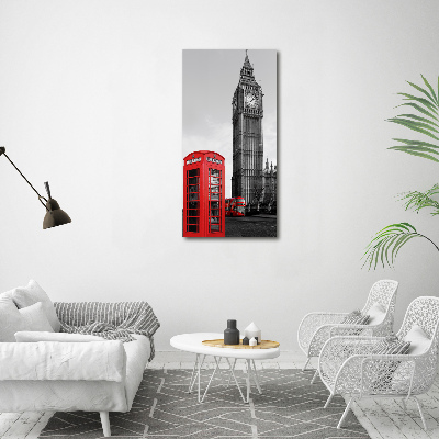 Verticale canvasfoto Big Ben Londen