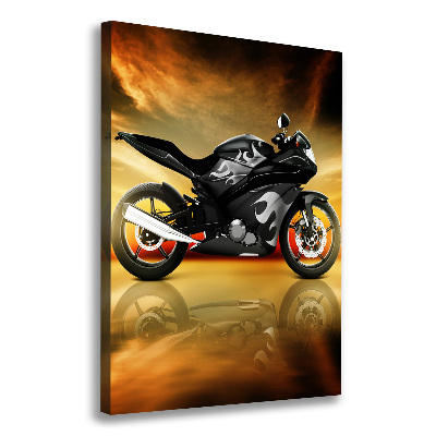 Verticale foto op canvas Motorfiets