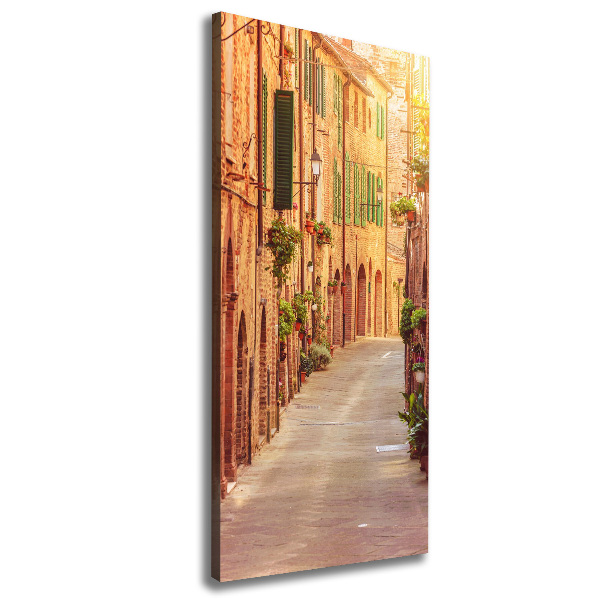 Verticale foto op canvas Italiaanse straten