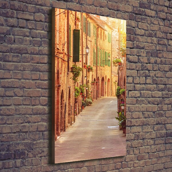 Verticale foto op canvas Italiaanse straten