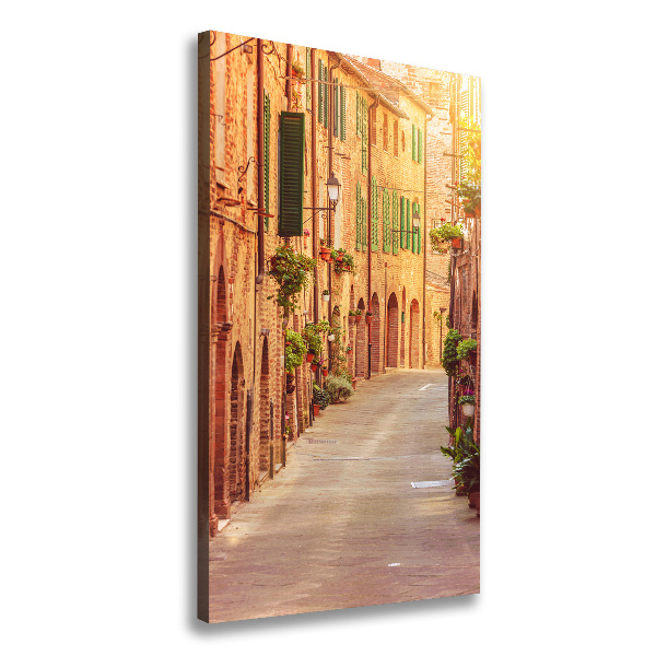 Verticale foto op canvas Italiaanse straten