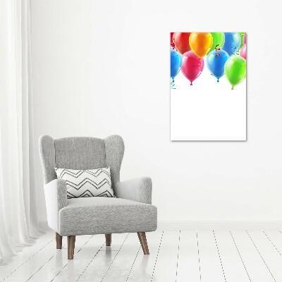 Verticale foto op canvas Kleurrijke ballonnen