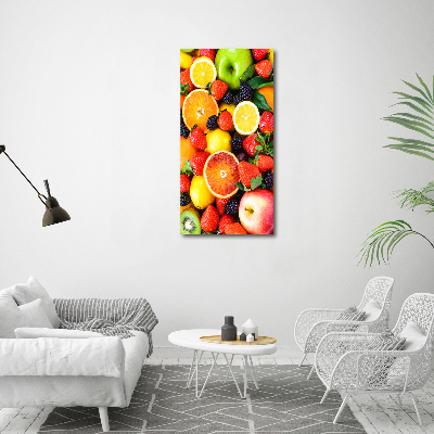 Verticaal canvasschilderij Fruit