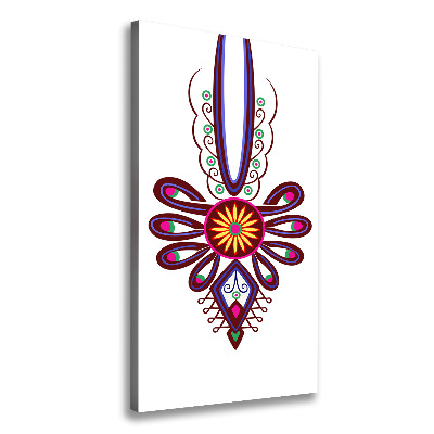 Verticale canvasfoto Pools volkspatroon