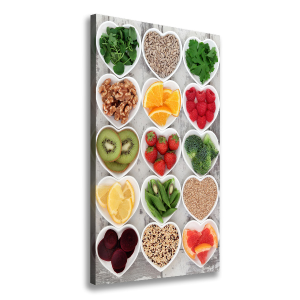 Verticale canvasfoto Gezonde voeding