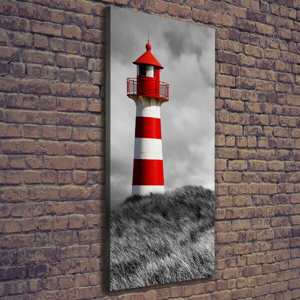 Verticaal canvasschilderij Vuurtoren
