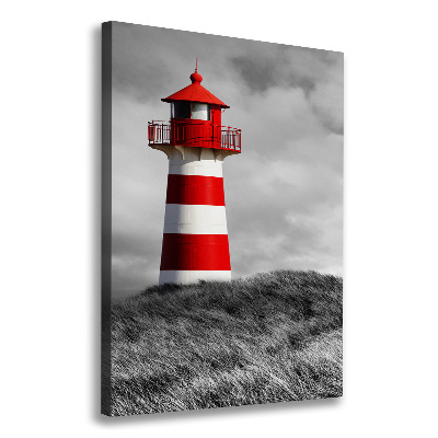 Verticaal canvasschilderij Vuurtoren