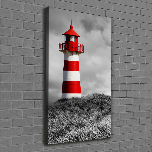 Verticaal canvasschilderij Vuurtoren