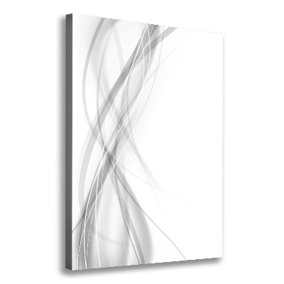 Verticaal schilderij op canvas Abstracte golven