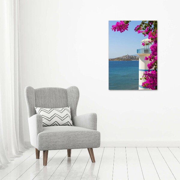 Verticale foto op canvas Vuurtoren