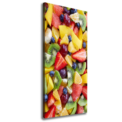 Verticale foto op canvas Gesneden fruit