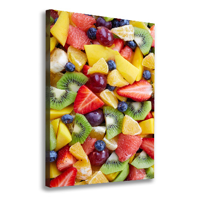 Verticale foto op canvas Gesneden fruit