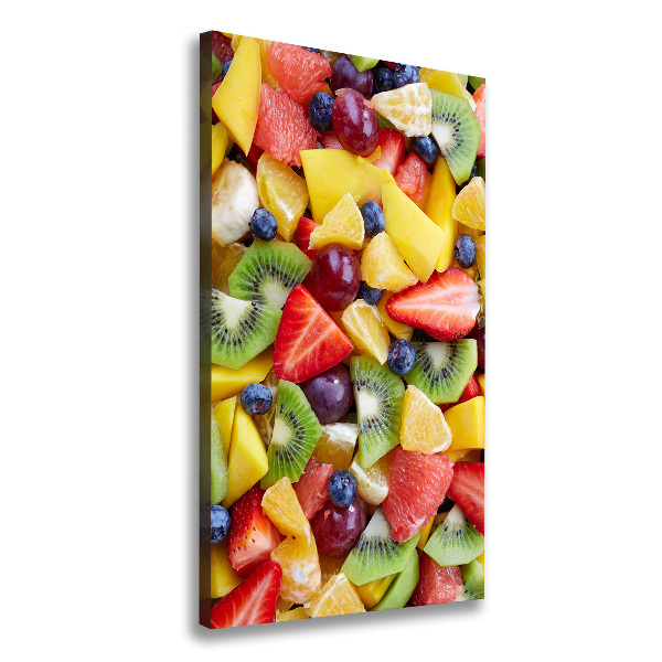 Verticale foto op canvas Gesneden fruit