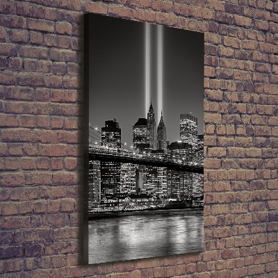Verticale foto op canvas Manhattan, New York