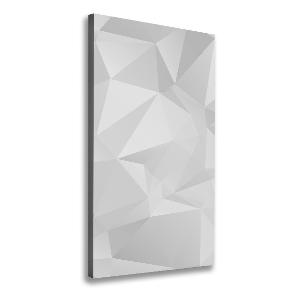 Verticaal schilderij op canvas Abstracte driehoeken