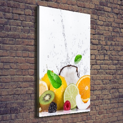Verticaal canvasschilderij Fruit