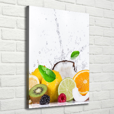 Verticaal canvasschilderij Fruit