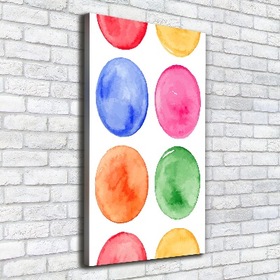 Verticale foto op canvas Gekleurde cirkels