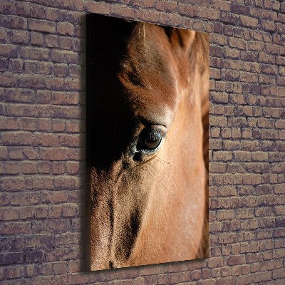 Verticaal schilderij op canvas Paard