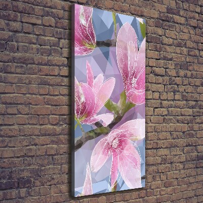 Verticale canvasfoto Magnolia
