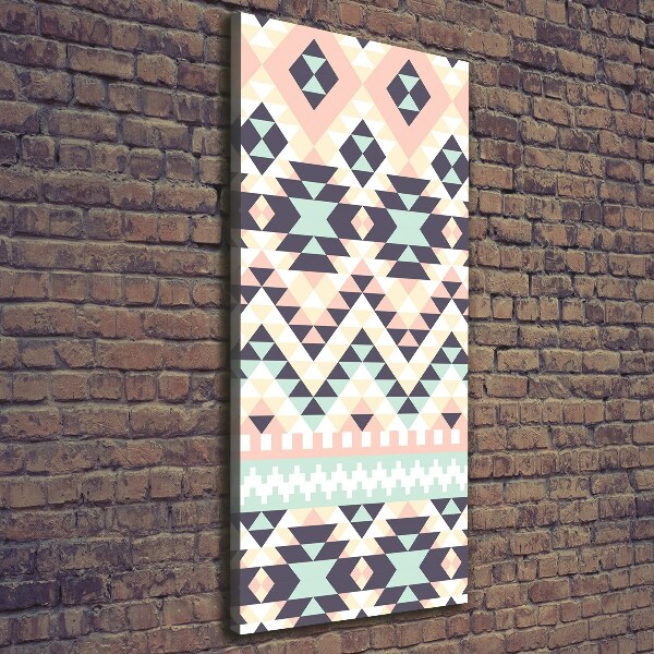 Verticale foto op canvas Etnische achtergrond