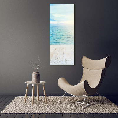 Verticale canvasfoto Tropisch strand