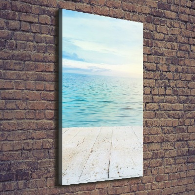 Verticale canvasfoto Tropisch strand