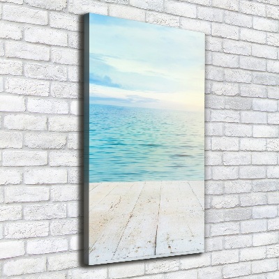 Verticale canvasfoto Tropisch strand