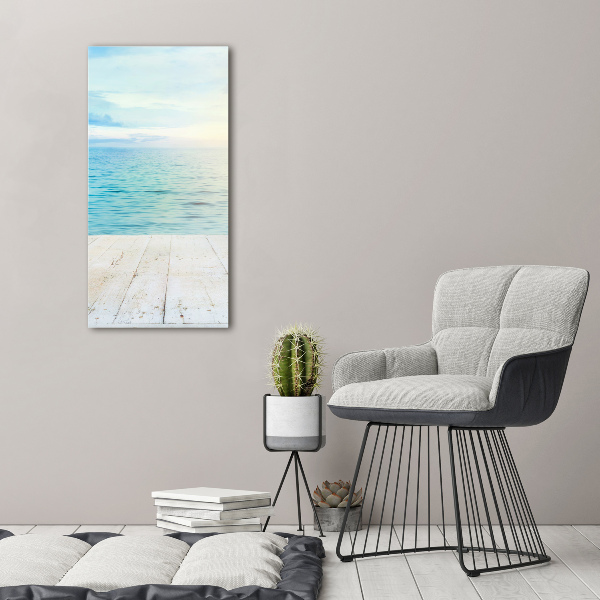 Verticale canvasfoto Tropisch strand