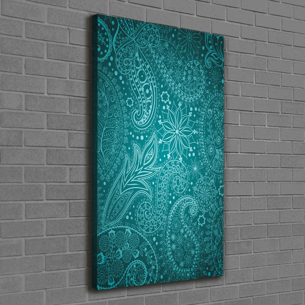 Verticaal schilderij op canvas Ornamenten