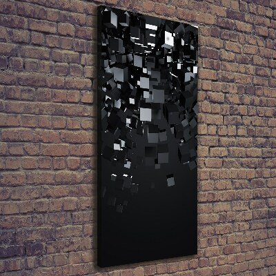 Verticale canvasfoto 3D-abstractie