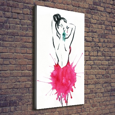 Verticale canvasfoto Mode-illustratie