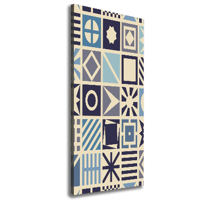 Verticale canvasfoto Geometrische achtergrond