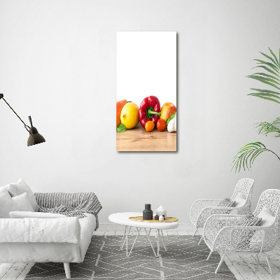 Verticale foto op canvas Fruit en groenten