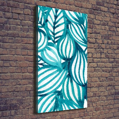 Verticaal canvasschilderij Bladeren