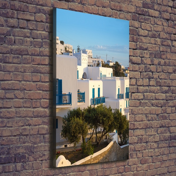 Verticale foto op canvas Mykonos, Griekenland
