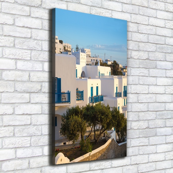 Verticale foto op canvas Mykonos, Griekenland